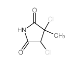 2,5-Pyrrolidinedione,3,4-dichloro-3-methyl- Structure