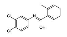 N-(3,4-dichlorophenyl)-2-methylbenzamide结构式