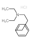 Benzenepropanamine,N,N-diethyl-, hydrochloride (1:1) structure