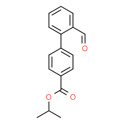2'-FORMYL-BIPHENYL-4-CARBOXYLIC ACID ISOPROPYL ESTER结构式