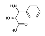 (2R,3R)-3-Amino-2-hydroxy-3-phenyl-propanoic acid结构式