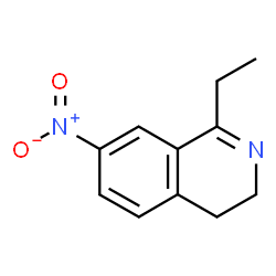 Isoquinoline, 1-ethyl-3,4-dihydro-7-nitro- (9CI)结构式