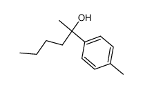 2-(4-methylphenyl)-2-hexanol结构式