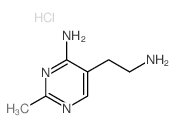 5-(2-aminoethyl)-2-methyl-pyrimidin-4-amine结构式