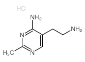 5-(2-aminoethyl)-2-methyl-pyrimidin-4-amine structure