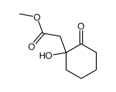 (1-Hydroxy-2-oxocyclohexyl)essigsaeure-methylester结构式