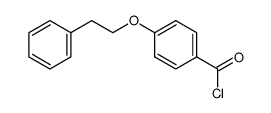 4-phenethyloxy-benzoyl chloride结构式
