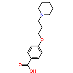4-(3-Piperidin-1-ylpropoxy)Benzoic acid Structure
