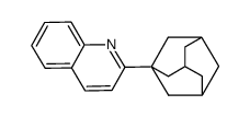 2-adamantan-1-yl-quinoline Structure