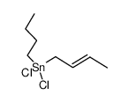 trans-2-butenyl-n-butyldichlorotin Structure