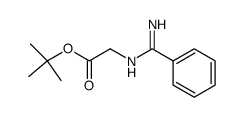 tert-butyl (imino(phenyl)methyl)glycinate结构式