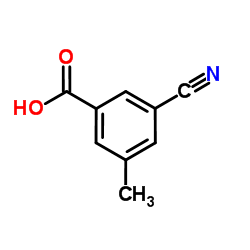 3-Cyano-5-methylbenzoic acid structure