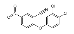 2-(3,4-dichlorophenoxy)-5-nitrobenzonitrile structure