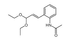 N-(2-(3,3-diethoxyprop-1-en-1-yl)phenyl)acetamide Structure