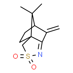 3H-3a,6-Methano-2,1-benzisothiazole,4,5,6,7-tetrahydro-8,8-dimethyl-7-methylene-,2,2-dioxide(9CI) structure
