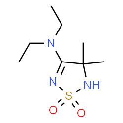 1,2,5-Thiadiazol-3-amine,N,N-diethyl-4,5-dihydro-4,4-dimethyl-,1,1-dioxide(9CI) picture