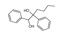 1,2-diphenyl-1,2-hexanediol Structure
