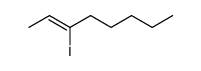 (Z)-3-iodo-2-octene Structure