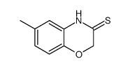 6-methyl-2H-1,4-benzoxazine-3(4H)-thione Structure