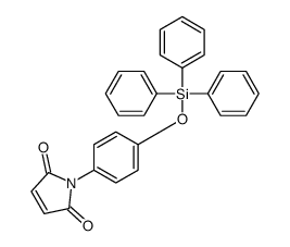 1-(4-triphenylsilyloxyphenyl)pyrrole-2,5-dione Structure