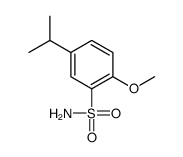 2-methoxy-5-propan-2-ylbenzenesulfonamide结构式