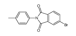 5-bromo-2-(4-methylphenyl)isoindole-1,3-dione结构式