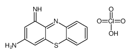 1-iminophenothiazin-3-amine,perchloric acid结构式