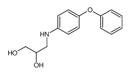 3-(4-phenoxyanilino)propane-1,2-diol结构式
