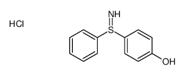 4-(phenylsulfinimidoyl)phenol,hydrochloride Structure