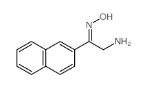 (NE)-N-(2-amino-1-naphthalen-2-yl-ethylidene)hydroxylamine Structure