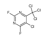 5-chloro-2,4-difluoro-6-(trichloromethyl)pyrimidine Structure