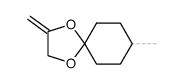 8-Methyl-2-methylen-1,4-dioxaspiro[4,5]decan Structure