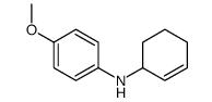 N-cyclohex-2-en-1-yl-4-methoxyaniline结构式