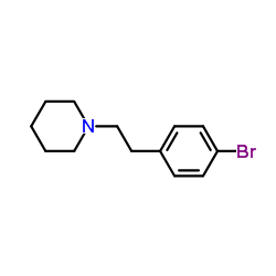 1-[2-(4-Bromophenyl)ethyl]piperidine结构式