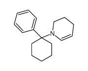 N-(1-phenylcyclohexyl)-1,2,3,4-tetrahydropyridine结构式