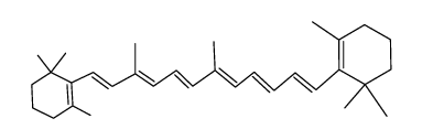1,12-Bis(2,6,6-trimethylcyclohex-1-enyl)-3,7-dimethyldodeca-1,3,5,7,9,11-hexaene Structure