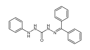 1-benzhydrylidene-5-phenyl carbonohydrazide结构式