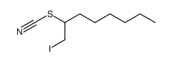 1-iodo-2-thiocyanato-octane Structure