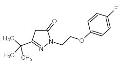 5-叔丁基-2-[2-(4-氟苯氧基)-乙基]-2,4-二氢吡唑-3-酮图片