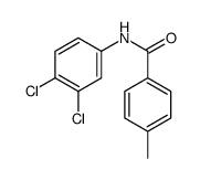 N-(3,4-Dichlorophenyl)-4-methylbenzamide结构式