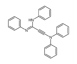 N,N'-diphenyl-3-(N-phenylanilino)prop-2-ynimidamide Structure