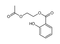 2-(acetoxy)ethyl salicylate Structure