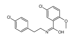 5-chloro-N-[2-(4-chlorophenyl)ethyl]-2-methoxybenzamide Structure