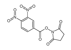 (2,5-dioxopyrrolidin-1-yl) 3,4-dinitrobenzoate结构式