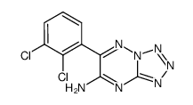 6-(2,3-dichlorophenyl)tetrazolo[1,5-b][1,2,4]triazin-7-amine结构式