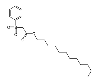 dodecyl 2-(benzenesulfonyl)acetate Structure