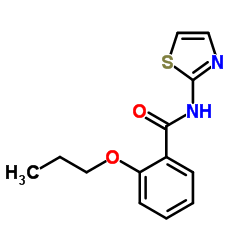 2-Propoxy-N-(1,3-thiazol-2-yl)benzamide结构式