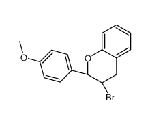 (2S,3S)-3-bromo-2-(4-methoxyphenyl)-3,4-dihydro-2H-chromene Structure