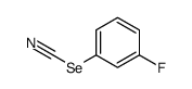 (3-fluorophenyl) selenocyanate结构式