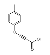 3-(4-methylphenoxy)prop-2-ynoic acid结构式